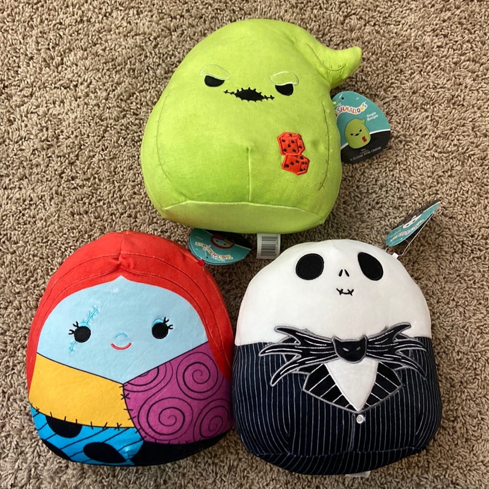 Nightmare before Christmas squishmallow bundle